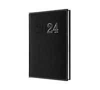 Collins Debden Collins Chelsea - Agenda 2024 A5 con vista semanal, planificador de negocios y organizador, agenda de enero a diciembre de 2024, semanal, color negro, ND53.99-24