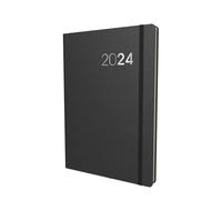 Collins Debden Legacy - Agenda 2024 A5 día por página con citas, agenda y organizador de negocios, de enero a diciembre de 2024, diario, color negro, CL51.99-24
