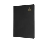 Collins Escritorio estándar A5 Day To A Page Mid Year (Appts) FSC MIX Academic 2022-23 - Agenda de día a una página, color negro (52M.99-2223) - Agenda de diario para estudiantes con diario, notas y horarios