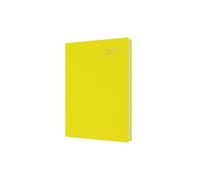 Collins - Essential - Agenda anual 2026 de 12 meses, agenda día a página, tapa dura A5, color amarillo (ESSA51.45-26)