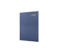 Collins - Essential - Agenda anual 2026 de 12 meses, agenda semanal, tapa dura A5, color gris (ESSA53.98-26)