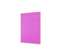 Collins - Essential - Agenda anual 2026 de 12 meses, agenda semanal, tapa dura A5, color rosa (ESSA53.50-26)