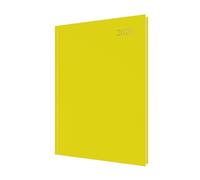 Collins - Essential - Agenda anual 2026 de 12 meses, día a página, tapa dura A4, color amarillo (ESSA41.45-26)