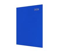 Collins - Essential - Agenda anual 2026 de 12 meses, vista semanal, tapa dura A4, color azul (ESSA43.60-26)