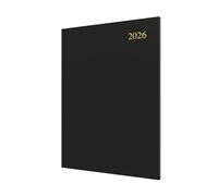 Collins - Essential - Agenda anual 2026 de 12 meses, vista semanal, tapa dura A4, color negro (ESSA43.99-26)