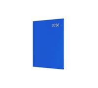 Collins - Essential - Agenda anual 2026 de 12 meses, vista semanal, tapa dura A5, color azul (ESSA53.60-26)