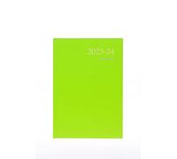 Collins Essentials - Agenda académica 2023-24 A5 semanal a mitad de año (citas), diario escolar o universitario, julio de 2023 a julio de 2024, color lima, ESSA53M.64-2324