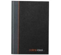 Collins Ideal 6428 - Cuaderno de notas (tamaño A4, 192 páginas), color negro