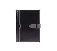 Collins Organizador de escritorio de tapa dura, sin fechas, vista semanal, color negro