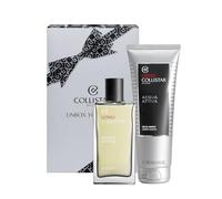 Collistar Agua Activa Hombre Eau De Toilette + Champú Ducha 250ml Set Hombre Fresco y Revitalizante Regalo Elegante
