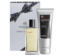 Collistar Agua Activa Hombre Eau De Toilette + Champú Ducha 250ml Set Hombre Fresco y Revitalizante Regalo Elegante