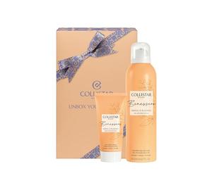 Collistar Benessere Neroli & Helichrysum - Set de regalo con mousse de gel de ducha de 200 ml + crema corporal suave de 50 ml, hidratante, iluminador y regenerador