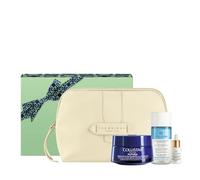 Collistar Futura - Set de regalo con crema revitalizante y blanqueadora de 50 ml + desmaquillante bifásico de ojos y labios de 35 ml + Gocce Magiche SPF50 5 ml + The Bridge Pochette