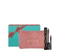 Collistar Impeccabile - Set de regalo de máscara de pestañas + mini lápiz de ojos profesional + The Bridge Pochette, volumen, longitud y definición con maquillaje limpio y natural