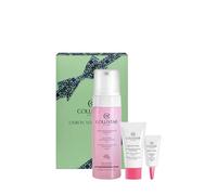 Collistar Set de regalo para la cara Idroattiv con mousse de limpieza suave de 180 ml + crema de hidratación profunda de 25 ml + hidrogel para ojos de 5 ml, hidratante, calmante y natural
