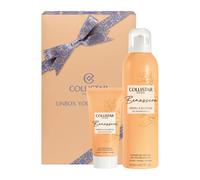 Collistar Benessere Neroli & Helichrysum - Set de regalo con mousse de gel de ducha de 200 ml + crema corporal suave de 50 ml, hidratante, iluminador y regenerador