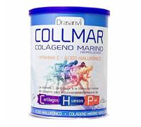 Drasanvi COLLMAR Colágeno Marino Hidrolizado con Ácido Hialurónico, Vitamina C |Sin edulcorantes | Máx. asimilación 9.660 mg/dia | 275g de polvo | Sabor Vainilla