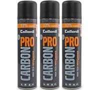 Collonil Carbon Pro - Spray impermeabilizante de protección de alta tecnología para todos los materiales, 400 ml (paquete de 3), transparente