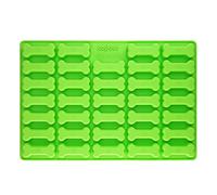 Collory molde de silicona para hornear huesos grandes (7 cm), molde para hornear huesos para galletas y golosinas para perros, molde para praliné, antiadherente y apto para alimentos (sin BPA) (Verde)