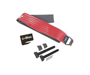 Colltex - Pieles de foca - Sad Lucendro Étrier Hexagon + Camlock À Monter - Talla 120 mm - Rojo Rojo 120 mm