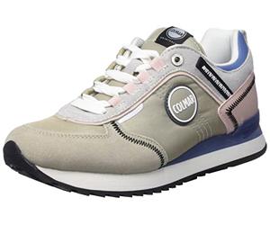 COLMAR Travis Sport Multiple Warm, Zapatillas Mujer, Rosa Rubor Gris cálido, 36 EU