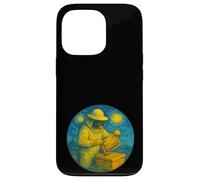Colmena de abejas Beekeeper Honey Bees, estilo Van Gogh Starry Night Carcasa para iPhone 13 Pro