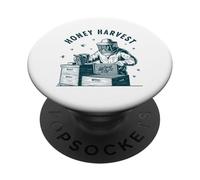 Colmena de Apicultor de la Cosecha de la Miel Apiary Farming Bee Life PopSockets PopGrip Adhesivo