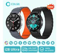 COLMI i28 Ultra AI Smartwatch Pantalla AMOLED, AI Da-GPT incorporado, oración musulmana, reloj de llamada Bluetooth, reloj inteligente para hombres y mujeres Negro