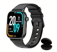 COLMI Reloj Inteligente C8 MAX, Unisex, Smartwatch para Fitness con Pantalla Táctil IPS, 1.93 Pulgadas, Resistente al Agua IP68, 5-10 Días de Batería, Compatible con Android & iOS (Negro)