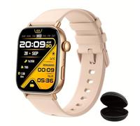 COLMI Reloj Inteligente C8 MAX, Unisex, Smartwatch para Fitness con Pantalla Táctil IPS, 1.93 Pulgadas, Resistente al Agua IP68, 5-10 Días de Batería, Compatible con Android & iOS (Dorado)