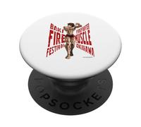 Colmillo de Hoja x Fire Muscle Festival 2025 in Okinawa para Charity PopSockets PopGrip Adhesivo