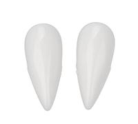 Colmillos de Vampiro de Halloween, Accesorios de Resina para Dientes Falsos para Decoración de Dentaduras Postizas de Fiesta de Cosplay, 2 Colmillos de Vampiro, Adecuados para Fiestas de