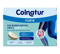 Colnatur Forte – Colágeno nativo tipo II, ácido hialurónico y vitamina C – 30 comprimidos