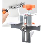 Colocación de la puerta del gabinete, Adjustable Mounting Jig for Doors, Stainless Steel Positioning Hand Tools, Easy Support, Alineación Ayuda, Precise and Efficient Setup.
