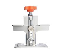 Colocación de la puerta del gabinete, Adjustable Mounting Jig for Doors, Stainless Steel Positioning Hand Tools, Easy Support, Alineación Ayuda, Precise and Efficient Setup.