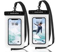 COLOCASTLE Funda Impermeable Móvil Universal, 2 Unidades IPX8 Bolsa Estanca a Prueba de Agua para iPhone 14 13 12 Pro MAX 11 XR X 8 7 Galaxy Note S21 S20 Xiaomi Poco X3 Huawei Mate40 Pro hasta 7.5''