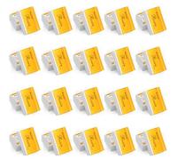 colofonia para violín, colofonia ligera de bajo polvo, paquete de 20 para arcos para violín, viola y violonchelo (F02-20 unidades)