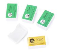 Colofonia para violín, paquete de 4 unidades, colofonia natural de bajo polvo para violín, viola, lazos de violonchelo