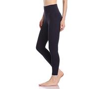 Colofulkoala 7/8 Mallas Deporte Mujer con Bolsillos, Leggins Push Up, Fitness Pantalones para Yoga Gym Running Pilates Leggings, Azul Oscuro, XL