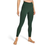 Colofulkoala Leggings Deportivos Mallas Deporte Mujer 7/8 Push Up de Cintura Alta Pantalones para Yoga Gym Running Fitness, Verde Bosque, XS, 32 34