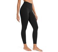 Colofulkoala Leggings Deportivos Mallas Deporte Mujer 7/8 Push Up de Cintura Alta Pantalones para Yoga Gym Running Fitness, Negro, XL, 46