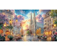 Cologne-Cathedral 1000 Piezas Puzzle Educativo para Adultos y niños Papel Reciclado Desafiante Actividad en casa 70x50/1000pcs