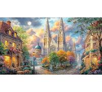Cologne-Cathedral 1000 Piezas Puzzle Familiar Desafiante y Divertido Papel Reciclado para Adultos 38x52/1000pcs