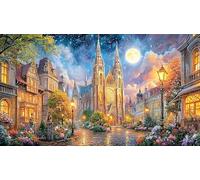 Cologne-Cathedral 1000 Piezas Puzzle para Adultos Juego Educativo relajación Desafiante Papel Reciclado Idea de Regalo 38x52/1000pcs