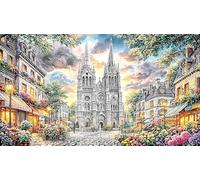 Cologne-Cathedral 1000 Piezas Puzzle Reciclado Juego desafiante Educativo para Adultos Decoración Mural Hermosa Regalo 70x50/1000pcs