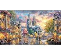 Cologne-Cathedral 1000 Piezas Puzzle Reciclado Juego Familiar Divertido para Adultos Desafiante Actividad en casa 70x50/1000pcs