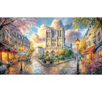 Cologne-Cathedral Puzzle Adultos 1000 Piezas Juego desafiante Educativo Papel Reciclado para relajación y Creatividad 38x26/1000pcs