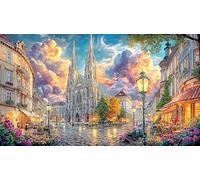 Cologne-Cathedral Puzzle de 1000 Piezas para Adultos Papel Reciclado Juego Educativo Desafiante para relajación y Creatividad 38x52/1000pcs