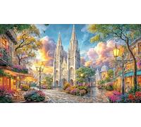 Cologne-Cathedral Puzzle de 1000 Piezas Reciclado Juego Familiar Desafiante para relajación y decoración Mural Regalo 38x52/1000pcs