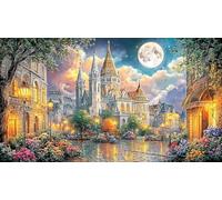 Cologne-Cathedral Puzzle Familiar 1000 Piezas Educativo Papel Reciclado Desafiante para Adultos Regalo para Hombres 38x26/1000pcs